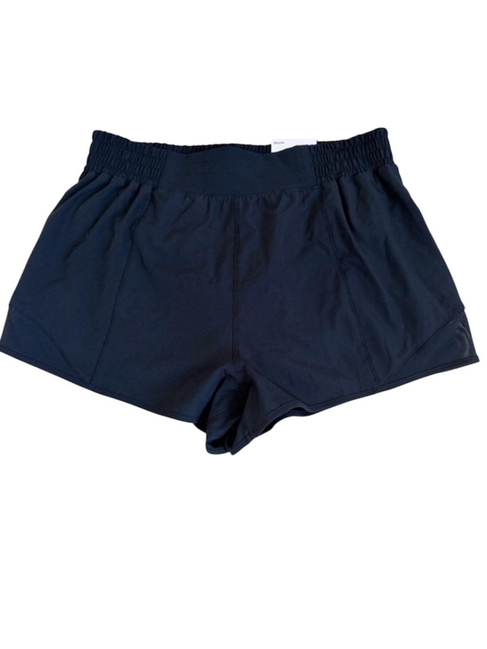 SO Women's Black Athletic Shorts with Elastic Waistband